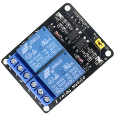 12V 2Channel Relay Module - SRK ELECTRONICS