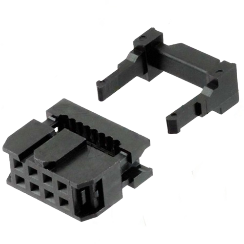 8Pin FRC Female Connector 2.54mm for 1.27mm Flat Ribbon Cable-srkelectronics.in