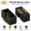 10Pin FRC Male Box Header SMD Connector Straight 1.27mm-srkelectronics.in