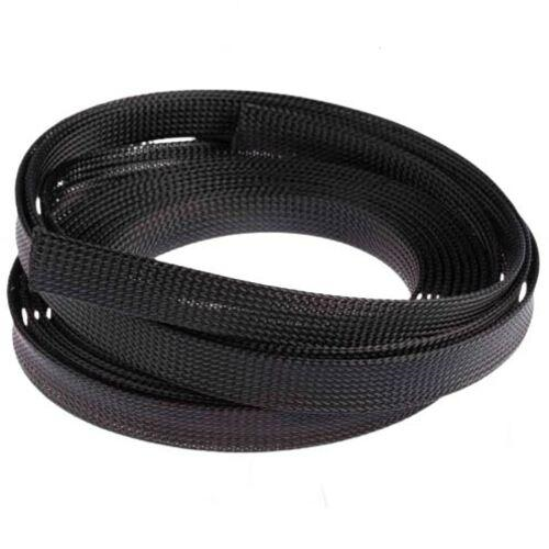 25mm Expandable Braided Sleeve Black Color 50Meter-srkelectronics.in.png