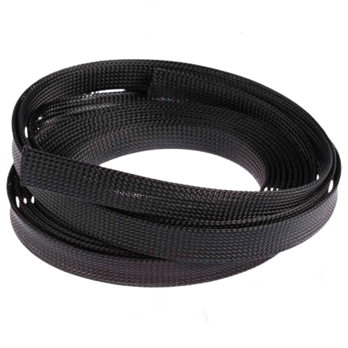 4mm Expandable Braided Sleeve Black Color 10Meter-srkelectronics.in.png