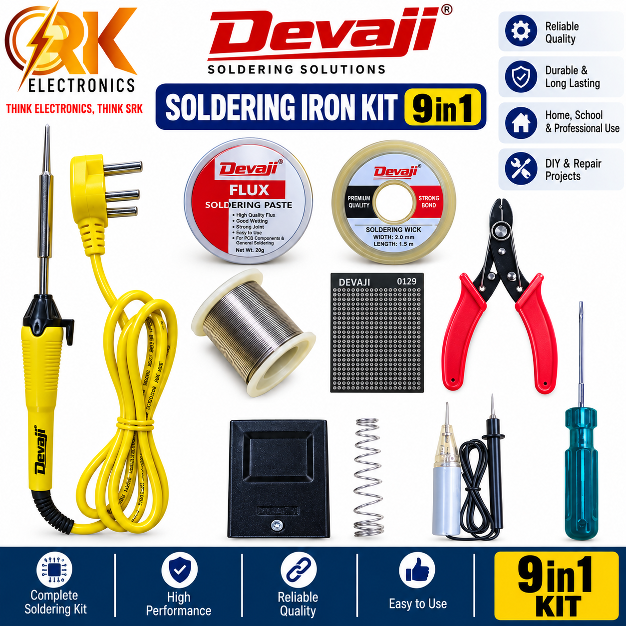 Devaji Soldering Iron kit 9in1-srkelectronics.in