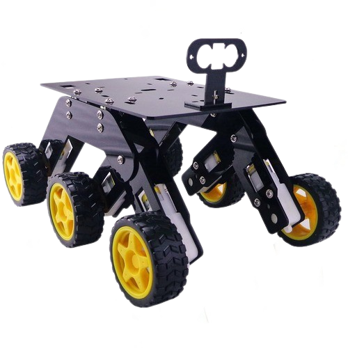 6 Wheels DIY Robot 6WD Smart Car Chassis Kit-srkelectronics.in