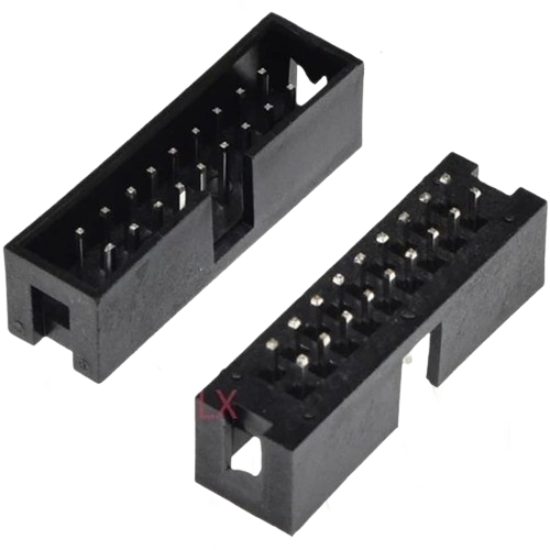 18Pin FRC Male Box Header Connector Straight 2.54mm-srkelectronics.in