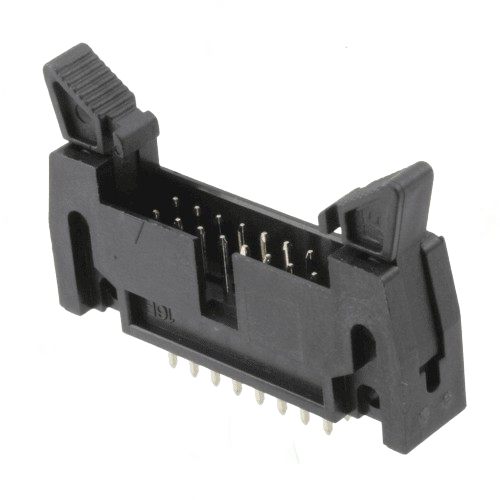 16Pin FRC Male Box Header Connector with Lock Straight 2.54mm-srkelectronics.in