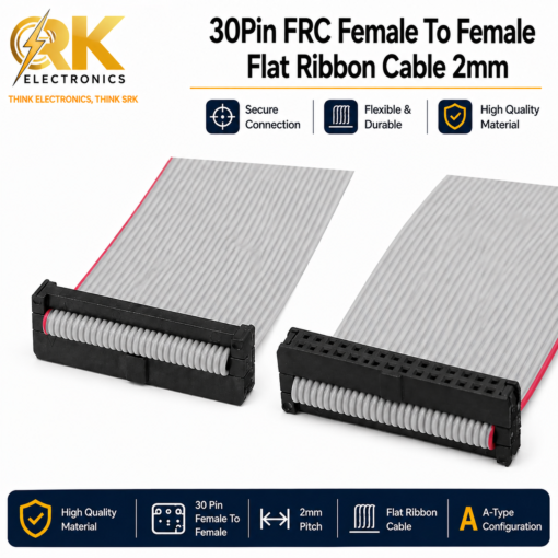30Pin FRC Female To Female Flat Ribbon Cable 2mm-srkelectronics.in