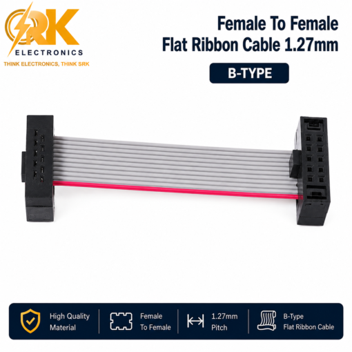 Female To Female Flat Ribbon Cable 1.27mm Centimeter B-Type-srkelectronics.in