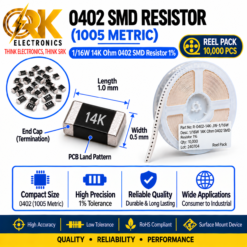 1/16W 14K Ohm 0402 SMD Resistor 1%