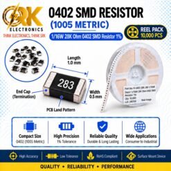 1/16W 28K Ohm 0402 SMD Resistor 1%