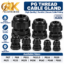 Black Color PG Thread Cable Gland-srkelectronics.in