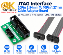 JTAG Interface 20Pin 2.54mm To 10Pin 1.27mm Cable Adapter Board for J-link V9 V12 STM32 Emulator Debugger SWD Interface