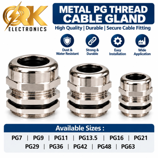 Metal PG Thread Cable Gland-srkelectronics.in